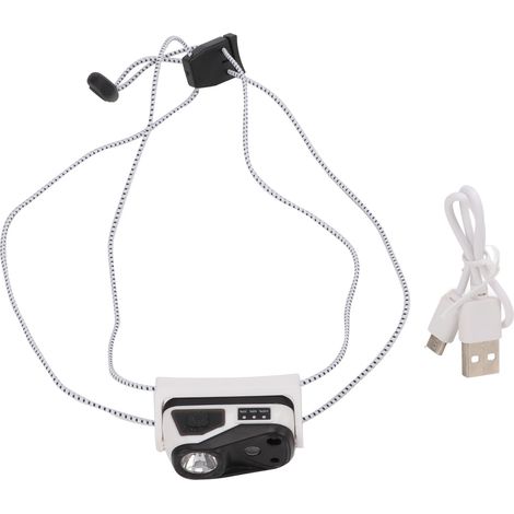 IPX5 wasserdichte LED-Stirnlampe mit Bewegungssensor, USB-Ladefunktion und verstellbarer Höhe, zum Angeln und Laufen (1/5)