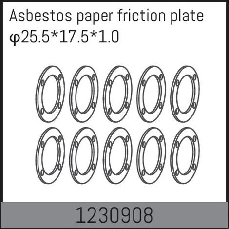 Differential paper gasket 25.5x17.5x1.0
