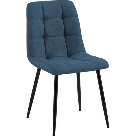 Sedia da pranzo Tilde Tessuto blu (1/5)