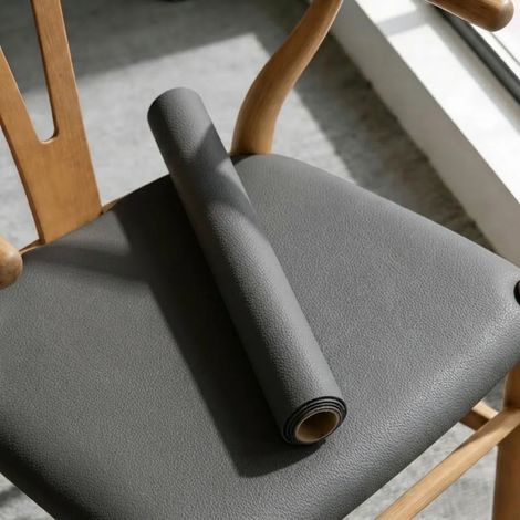 (Gris foncé, 30 x 150 cm) Patch de réparation auto-adhésif en cuir PU, imperméable, rénovation DIY, peut être découpé à la taille voulue. (1/5)