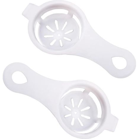 Séparateur de Jaunes D'oeuf, 2 Pcs Separateur Jaune Oeuf, Séparateur de Protéines, Separe Jaune D'oeuf, Séparateur D'œufs Blancs (1/5)