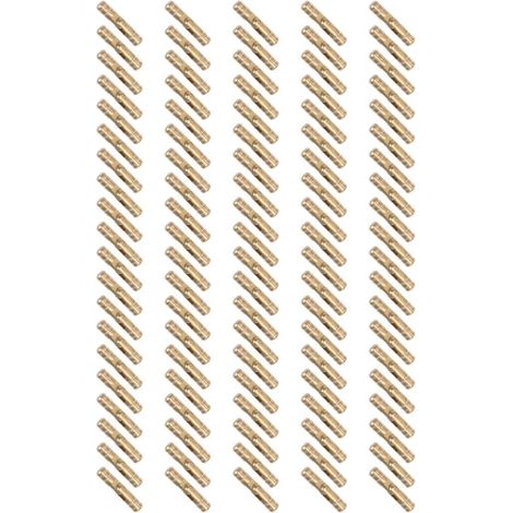 100 charnières invisibles en laiton pour boîtes, armoires et meubles en bois, 4 x 20 mm