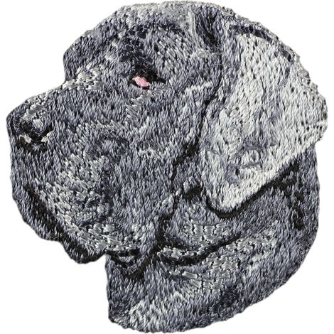 Great Dane II - toppa a forma di cane, toppa ricamata, decorazione unica per zaino di Art-Dog (1/3)
