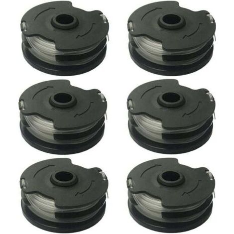 Bobine de fil pour Parkside PRTA 20-Li A1 / B2 / C3 Bobines de Fil de Rechange pour débroussailleuse sans fil LIDL Parkside PRTA 20-Li A1 / B2 / C3, PRT 300 A1, PRT 550 A1 / A3 (6pcs) (1/5)