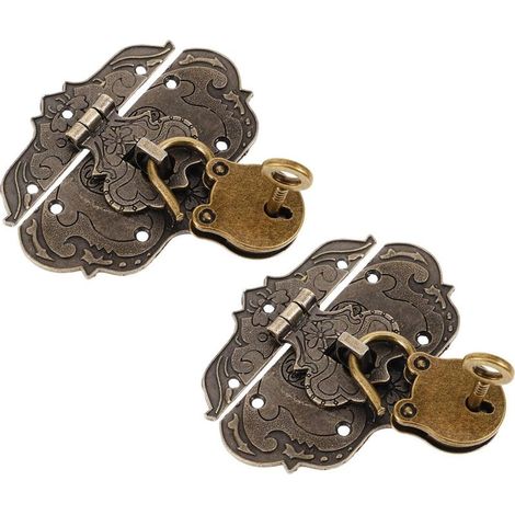 de cadenas et de fermoir vintage en alliage de zinc 2 pièces (1/5)