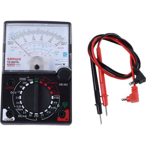 Multimetro Tester Analogico con Cavi e Puntali YX-360TRN