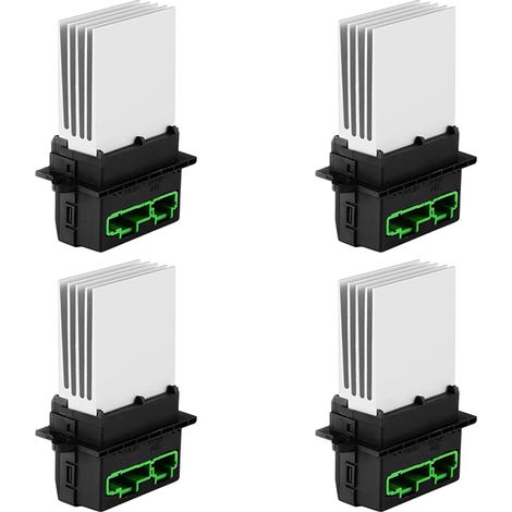 Set di 4 moduli resistore motore ventola riscaldamento con cablaggio di ricambio 27150ED70A 77010207718 6441L2