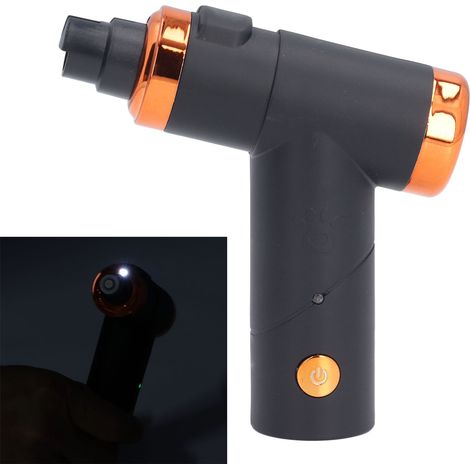 Broyeur à ongles pour chien, 2 vitesses réglables, puissant, outil de toilettage et de lissage, tondeuse électrique pour animaux de compagnie, faible Vibration avec lumières LED (1/5)