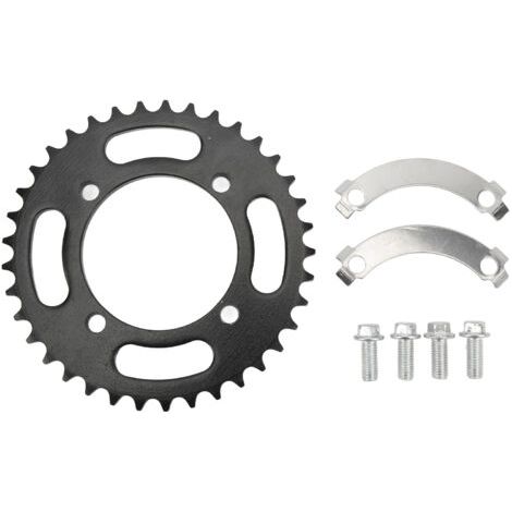 DEESSE SHOP-Pignon de chaîne arrière 420 76 mm 37 dents en acier à haute teneur en carbone pour Pit Dirt Bike de 50 à 190 cc. (1/5)