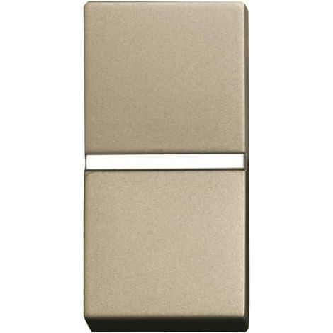 Zenit Poussoir Normalement Ferme 1 Module Champagne 2CLA210460N1901 ABB N2104.6CV