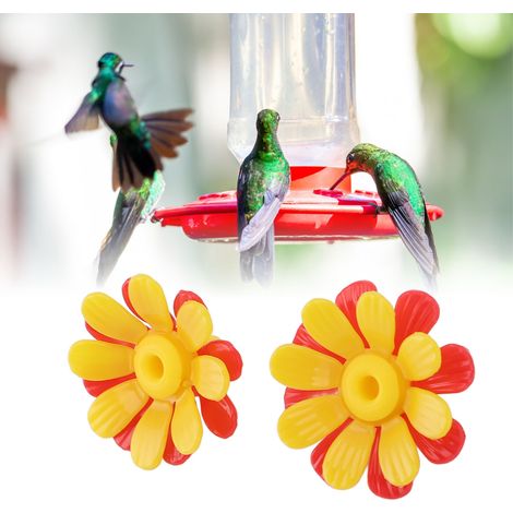[Jardinage / Ornithologie] Fleurs de Remplacement pour Nectarines - 30 PCS Colorées Rouge + Jaune (1/5)