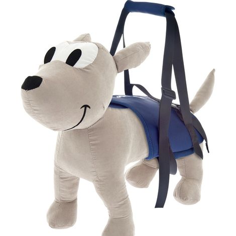 L lunghezza 29 cm / vita 50-63 cm / zampe 30-35 cm: Imbracatura zampe posteriori in neoprene e nylon per cani e gatti LINEA POST-OP
