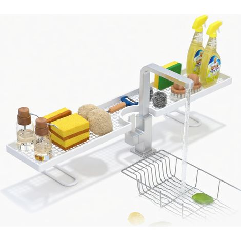 Etagere de lavabo de salle de bain – organiseur de produits (1/5)