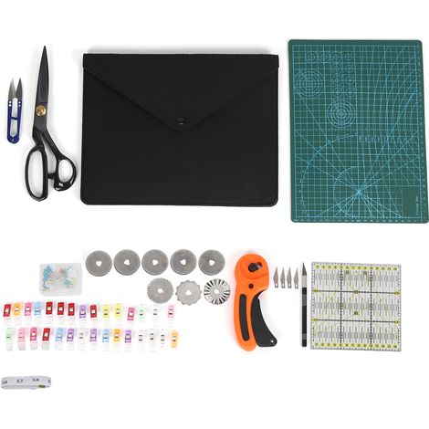 Lot de 101 pièces couteau rotatif pour découpe cuir, gravure artisanale DIY, outils de coupe créatifs. (1/5)
