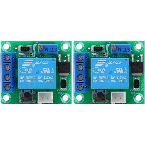 2 Stück Batterie-Unterspannungsschutzplatine (PCB) Niederspannungsabschaltmodul unter 10 mA 5 V