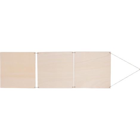 Plaque Murale Facile à Décorer Beige en Bois pour Garçon et Filles, Décor Rustique de Style Ferme, Forme Rectangulaire pour Chambres D'garçon et Filles et Maisons (1/5)