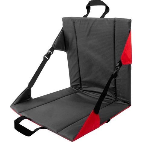 Longziming - Chaise de camping pliable - Chaise debout portable - Siège d'extérieur - Dossier intégré - Matériau résistant aux intempéries - Conception légère - Soutien lombaire optimal - 1 pièce (1/5)