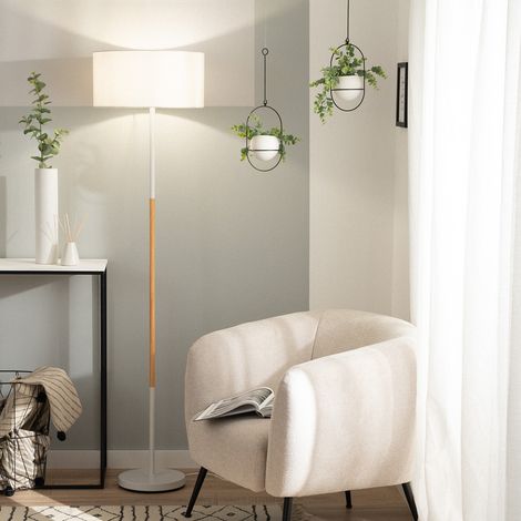 Lampadaire Métal Silinda WiFi avec Variateur Blanc
