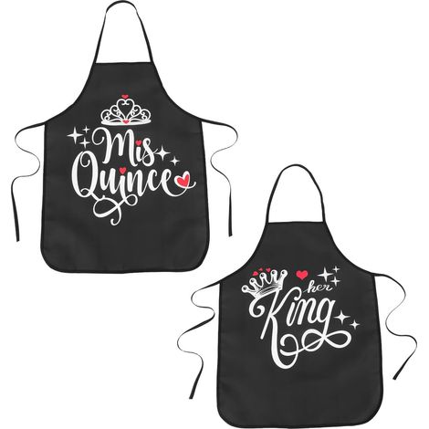 Ensemble de tabliers pour couples pour la Saint Valentin, imperméables et (1/5)