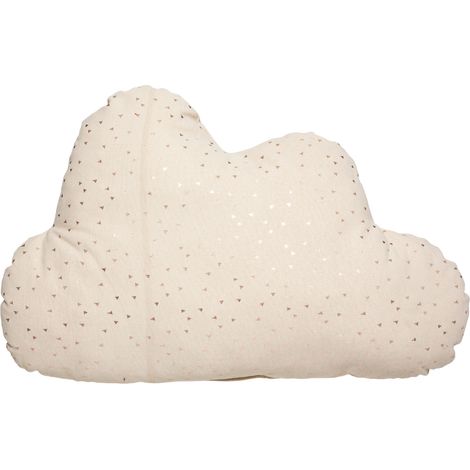 Coussin décoratif Nuage Berlingot Beige 45 x 28 cm - Atmosphera (1/5)