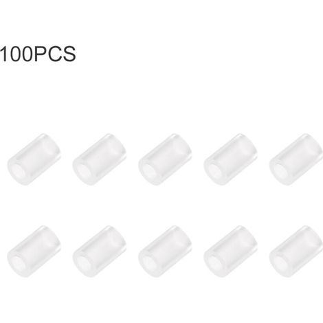 100 pezzi RC120 Copertura protettiva in silicone per telaio di mountain bike, guaina trasparente per cavi e tubi (1/4)