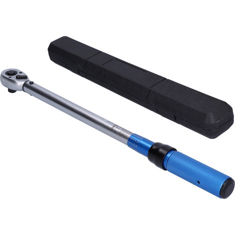 Clé dynamométrique à clic réglable préconfigurée 40‑220N.m, outil manuel de qualité industrielle à torsion. (1/5)