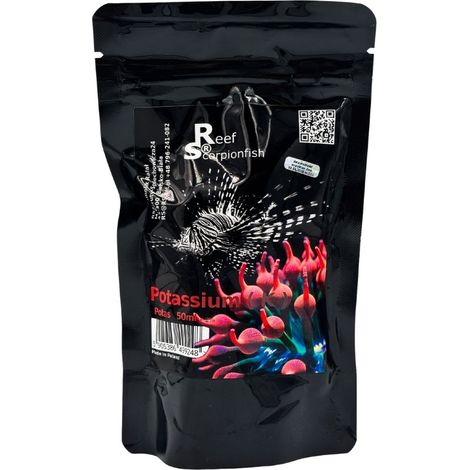 Potasio para peces escorpión de arrecife, 50 ml, para acuario.