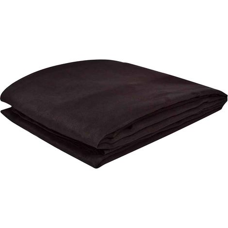 Funda marrón para sofá de micro-gamuza, 140 x 210 cm (1/2)