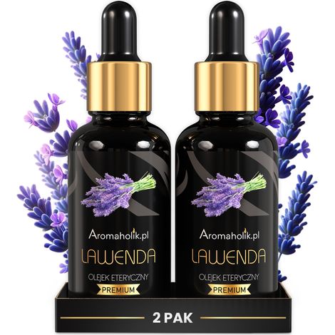 ACEITE DE LAVANDA 100% NATURAL, PAQUETE DE DOS (2 x 30 ml), CALMA, AYUDA A DORMIR Y COMBATIR EL ESTRÉS.