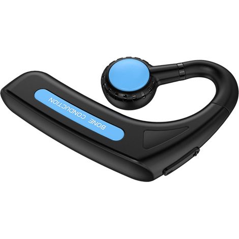 Bluetooth-Kopfhörer mit Knochenleitung, Over-Ear-Modell, nicht In-Ear, Stereo, für Sport und Business (rein schwarz) (1/5)