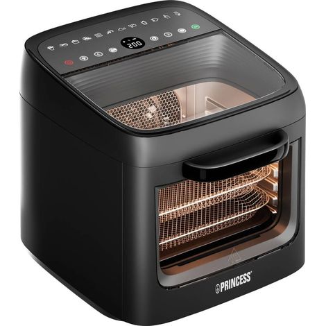 Princess 01.182494.01.001 Friteuse à air chaud 12.6 l 1800 W revêtement anti-adhésif, Minuteur digital, voyant lumineux (1/4)
