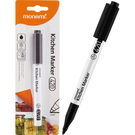 Rotulador de cocina MonAmi negro 420 (2080154502) (1/4)