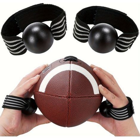 Handpositionstrainer für Volleyball – Rutschfester Hohlball – Ballhandling-Korrekturtape für American Football – Sprungtrainingshilfe – 2er-Pack (1/5)