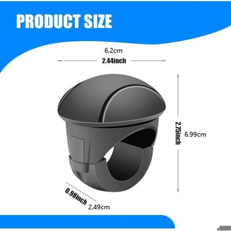 Boule d'assistance volant voiture - antidérapante, imperméable, universelle pour camion/SUV/voiture (1/5)