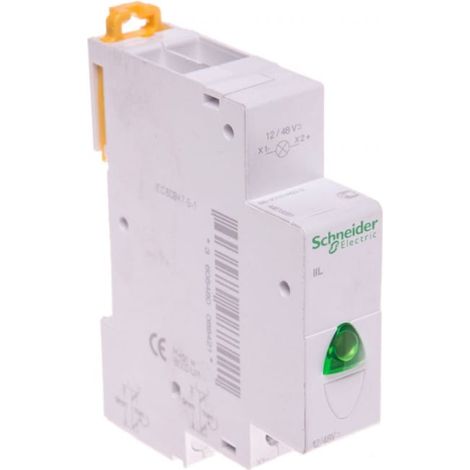 ACTI 9 LED grüne modulare Kontrollleuchte 12–48 V AC/DC, IP2, 100.000 h, DIN-Montage