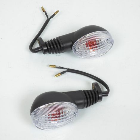 Paar transparente Blinker vorne oder hinten für Motorrad derbi 50 (1/3)