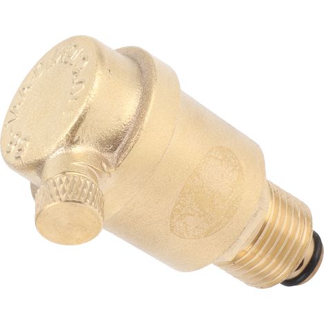 Soupape de purge d'air à filetage mâle G1/2, vanne de purge d'air automatique pour système de chauffage, ventilation et climatisation (CVC) domestique (1/5)