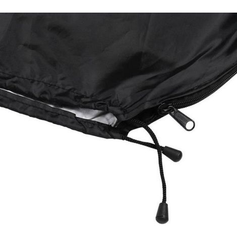 Housse de Protection pour Parasol Déporté en Tissu Oxford 265CM - Noir (1/4)