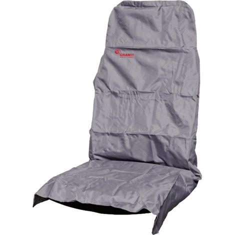 Sitzbezug 75x73x60 cm grauer Polsterschutz für Traktoren 00106