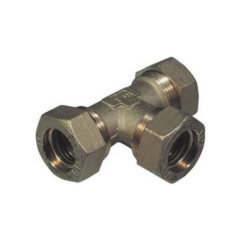 RACCORD EN T AVEC 3 ÉCROUS  O-RING TIEMME Taille : 16