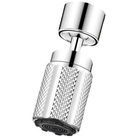 Rallonge de robinet universelle pivotante à 360 degrés, rallonge de robinet de salle de bain, aérateur de robinet d'évier de cuisine, pulvérisateur (1/5)