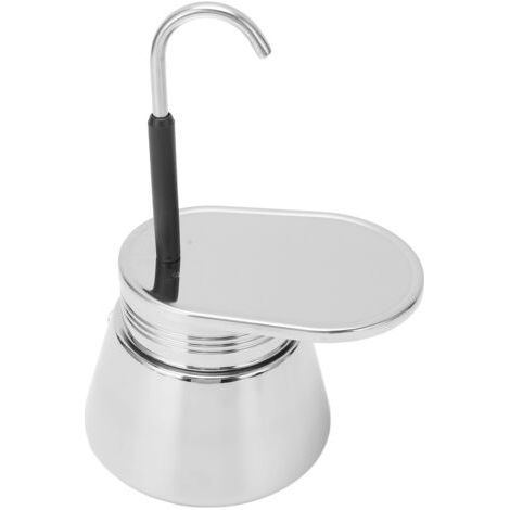 Aramox Cafetiere Italienne Cafetière Moka à Bec Unique, Cafetière Italienne en Acier Inoxydable pour Cuisinière au Bureau à Domicile ou au Camping (50ml).