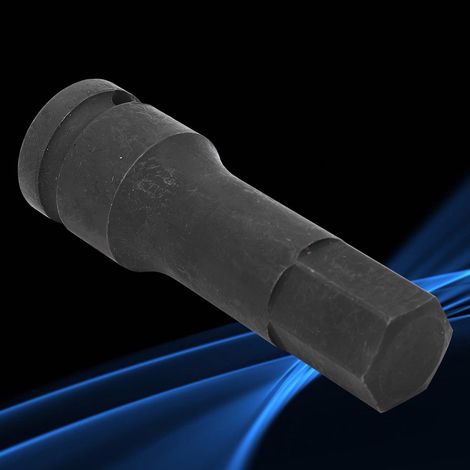 Adaptateur pour clé à chocs pneumatique avec douille hexagonale de 1/2 pouce renforcée (BidH17) (1/5)