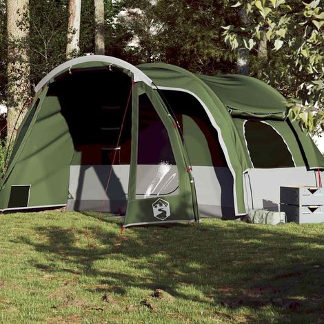 vidaXL Family Tent 6-Person Green Waterproof (1/5)