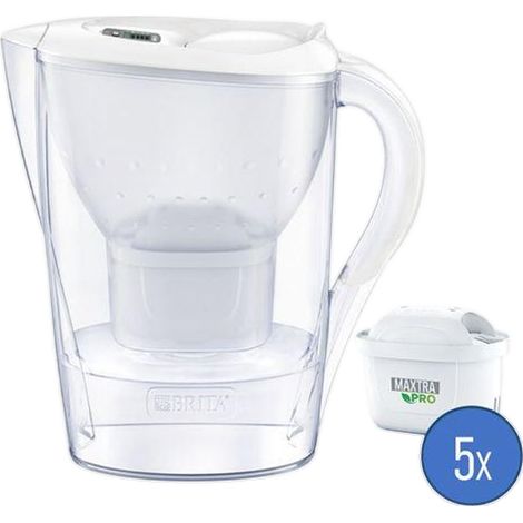 Brita Marella Jarra Filtrante Blanca 2,4 Litros