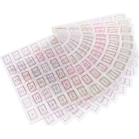 Autocollants colorés pour agenda, pour la motivation quotidienne, la décoration de journal, les calendriers, etc. (1/5)