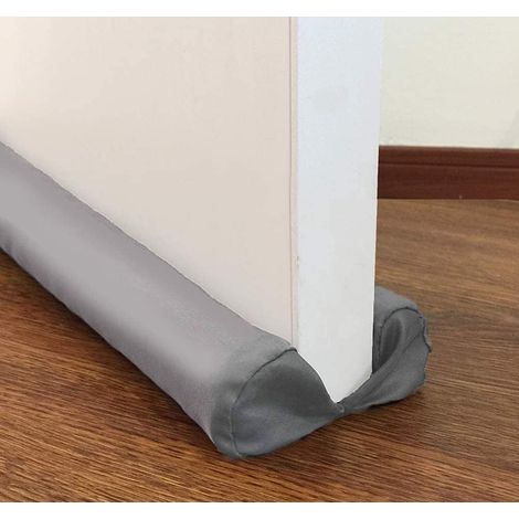 Zugluftstopper für die untere Tür, 96,5 cm, Grau, verstellbare Isolierung, schalldichter Türzugluftstopper für Lärm und leichte Gerüche, Stoppertongsky