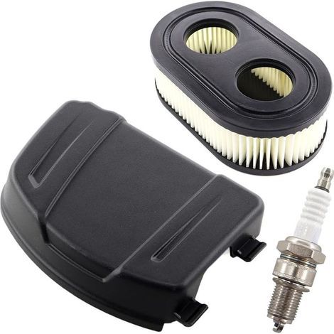 Couvercle de filtre à air 594106. filtre à air pour tondeuse à gazon. bougie d'allumage F6TC. compatible avec les petits modèles verticaux Briggs & Stratton 625E. 625EXi. 650EXi. 675EXi (1/4)