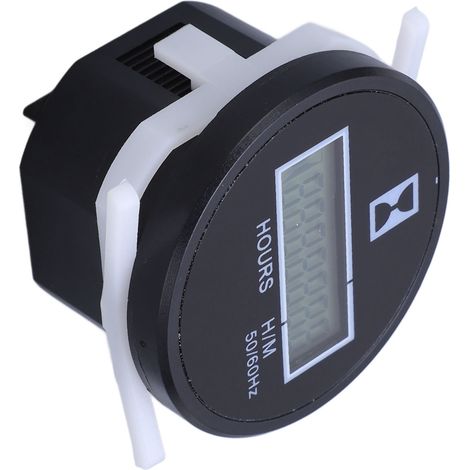 Compteur horaire numérique précis, robuste et portable, avec piles. (1/5)