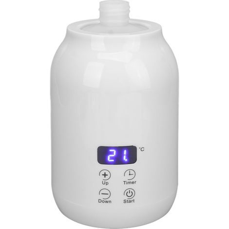 Chauffe-huile de massage à écran tactile LED, réglage thermique pour flacons d'huiles essentielles, 110-240V adaptateur UE (1/5)